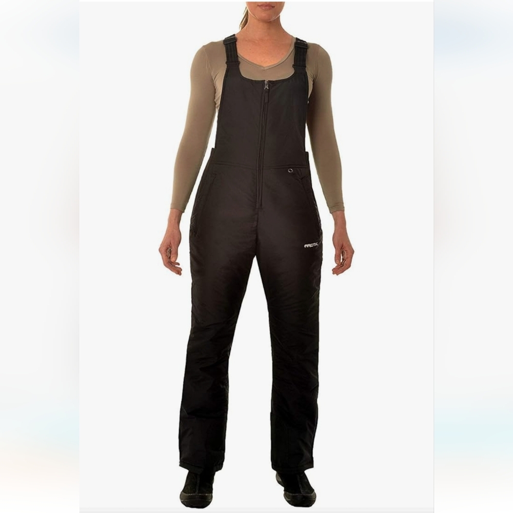Arctix Women's Essential Insulated Bib Overalls, Size M Short